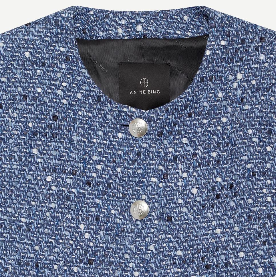 Amber Jacket - Blue Tweed - Galvanic.co