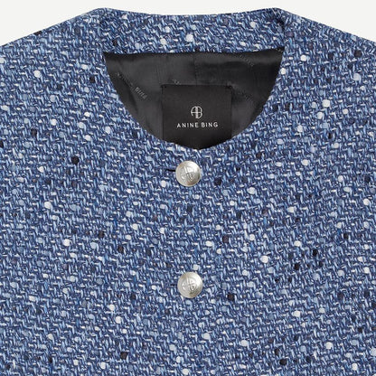 Amber Jacket - Blue Tweed - Galvanic.co