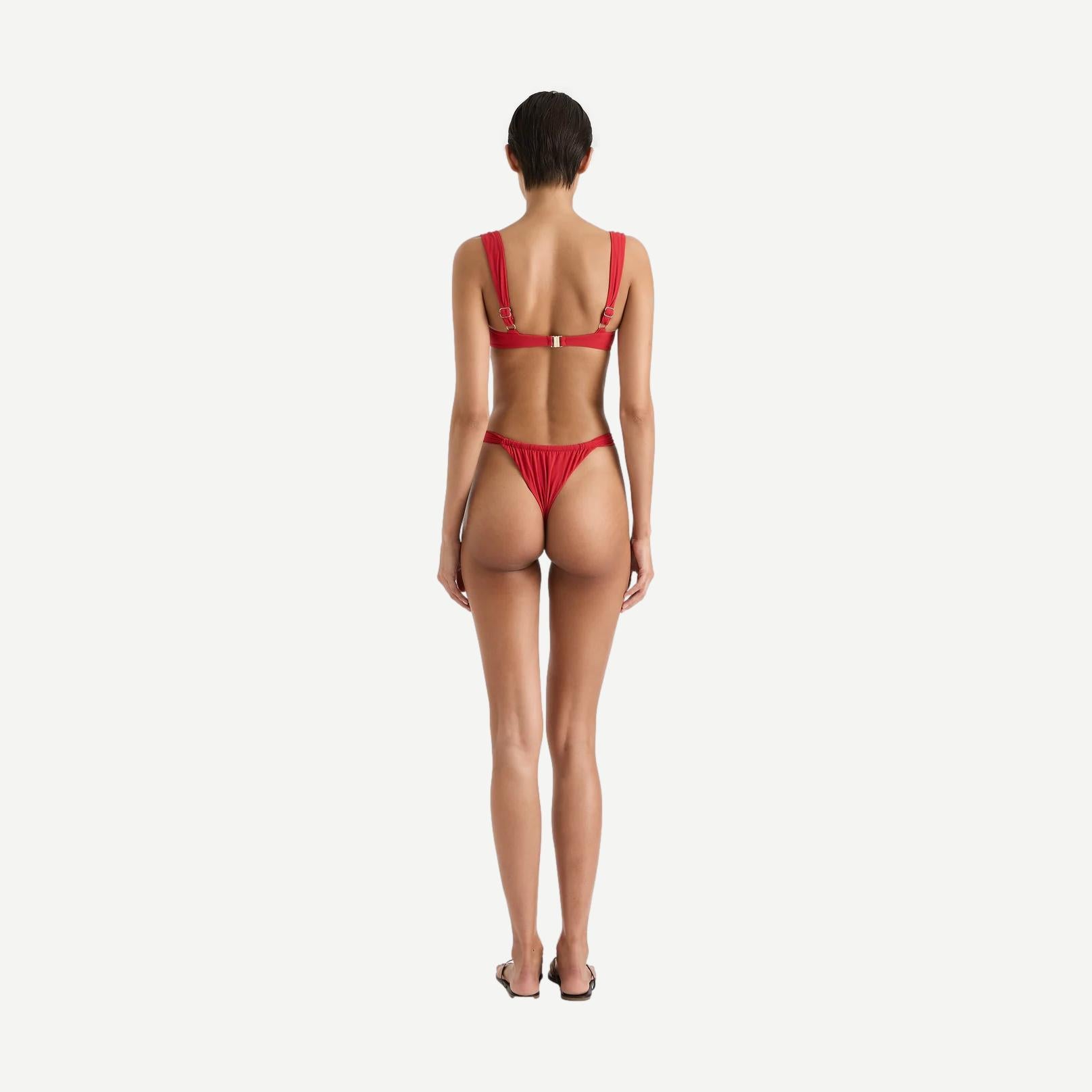 Andez Bikini Bottom - Red - Galvanic.co