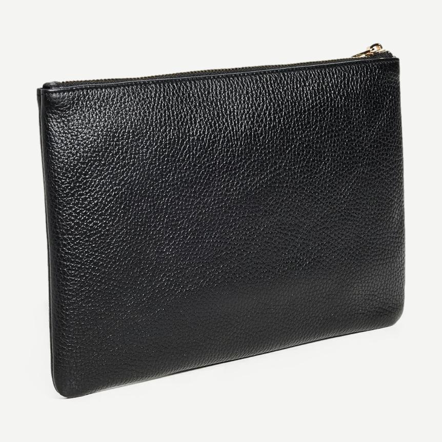 Lili Pouch - Black Pebbled - Galvanic.co