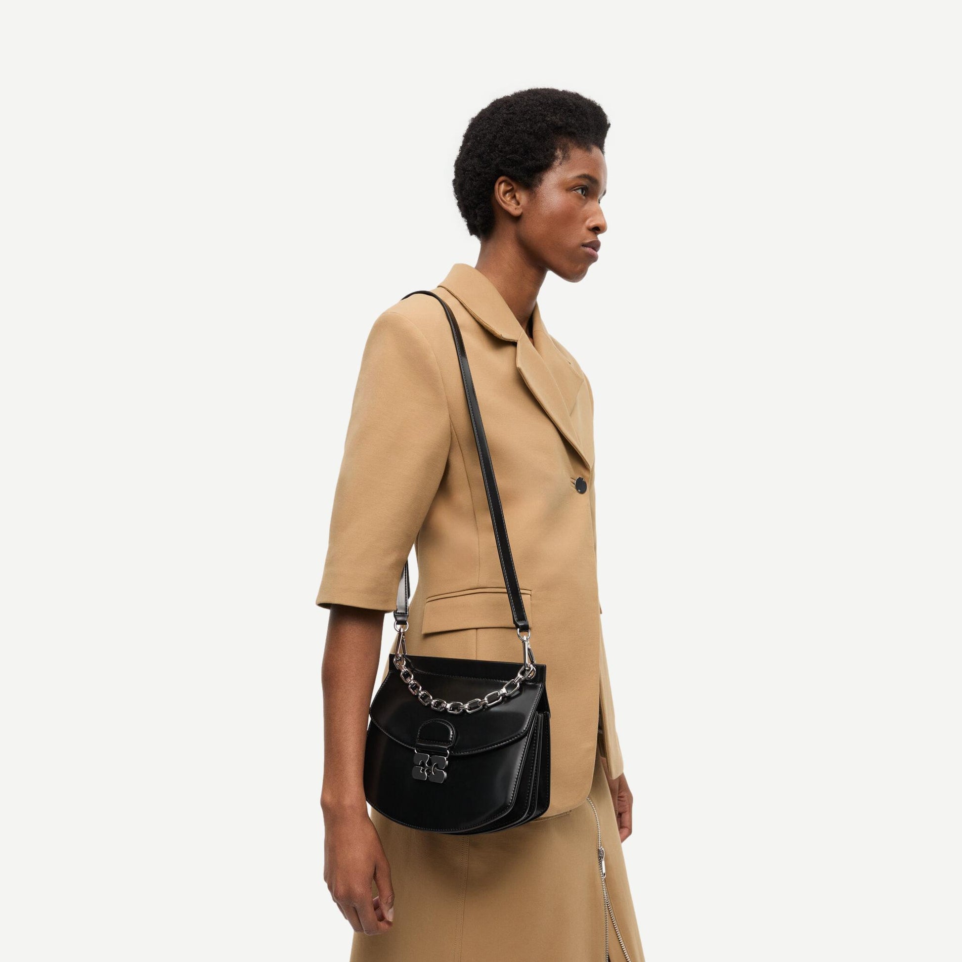 Apo-G Bag Small Box Chain - Black - Galvanic.co