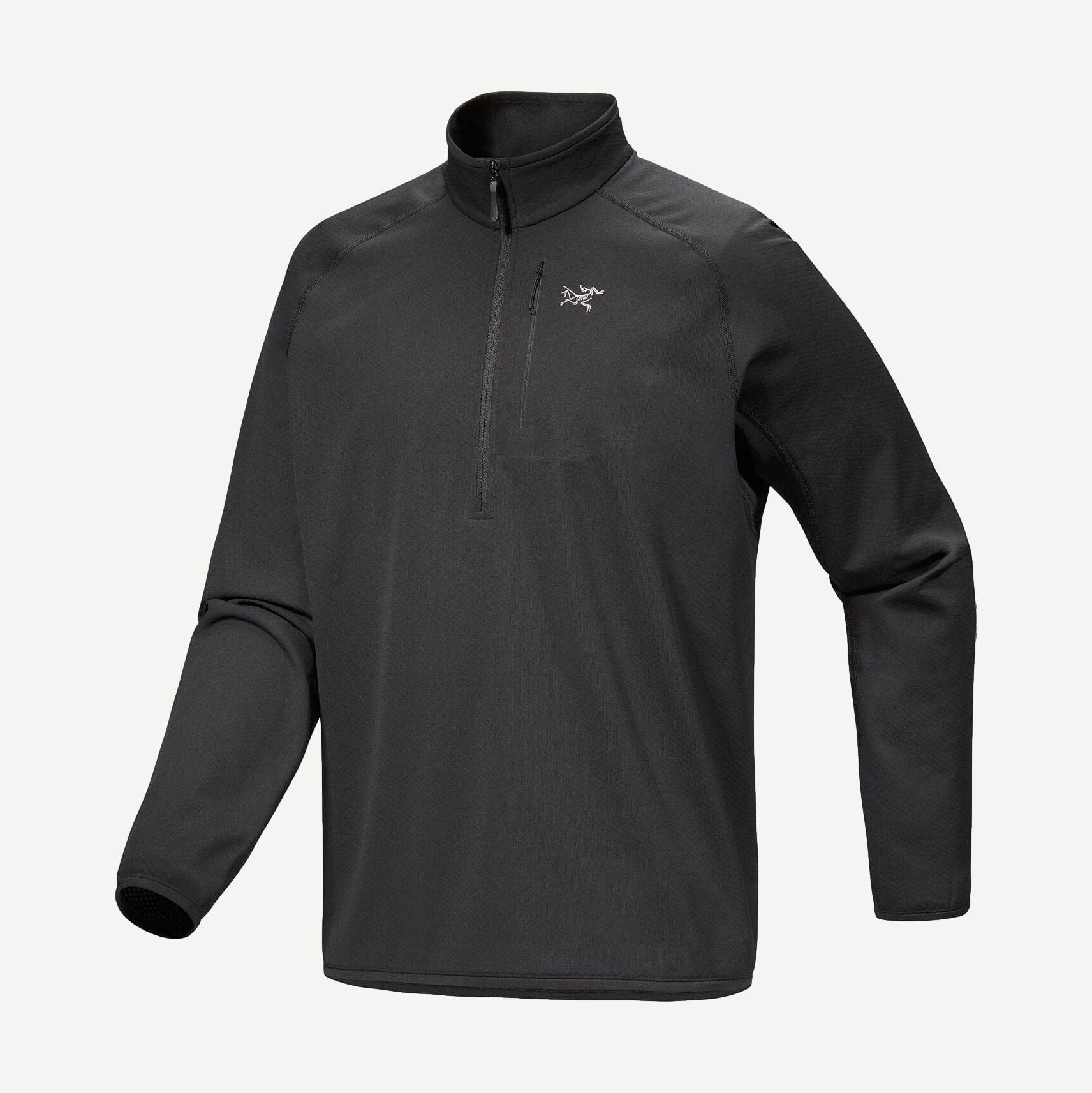 Delta 1/2 Zip M - Black - Galvanic.co