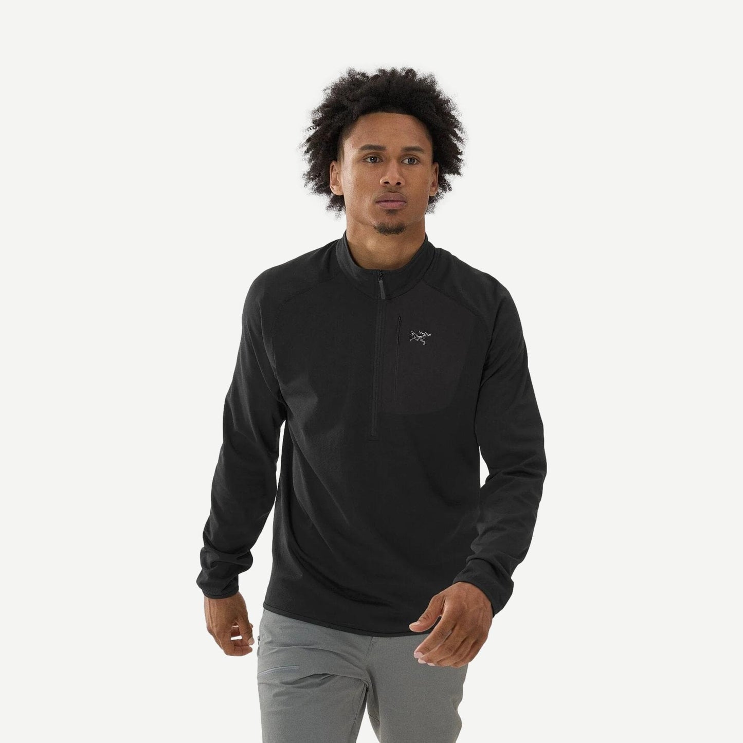 Delta 1/2 Zip M - Black - Galvanic.co