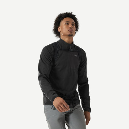 Delta 1/2 Zip M - Black - Galvanic.co
