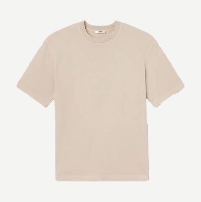 Asha Mock Neck Tee - Brown Rice - Galvanic.co