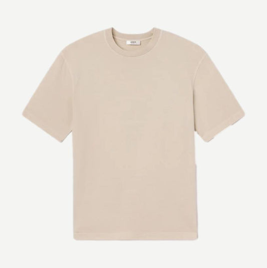 Asha Mock Neck Tee - Brown Rice - Galvanic.co