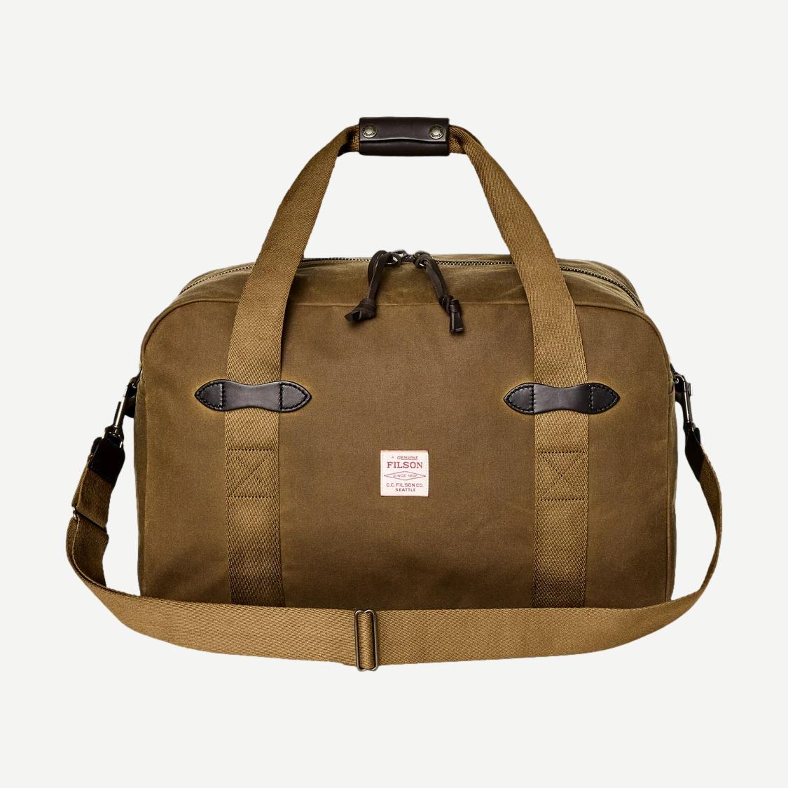 Tin Cloth Medium Duffle Bag - Dark Tan