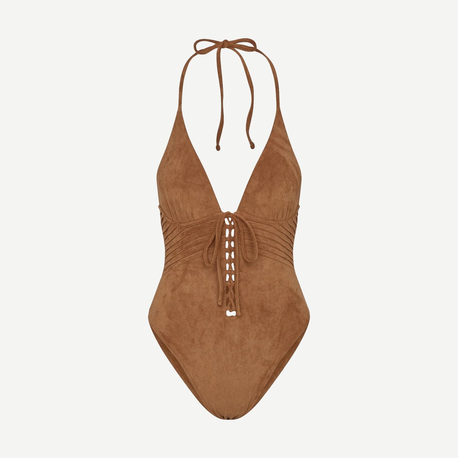 Barrel Suede One Piece - Sunkisses Suede - Galvanic.co