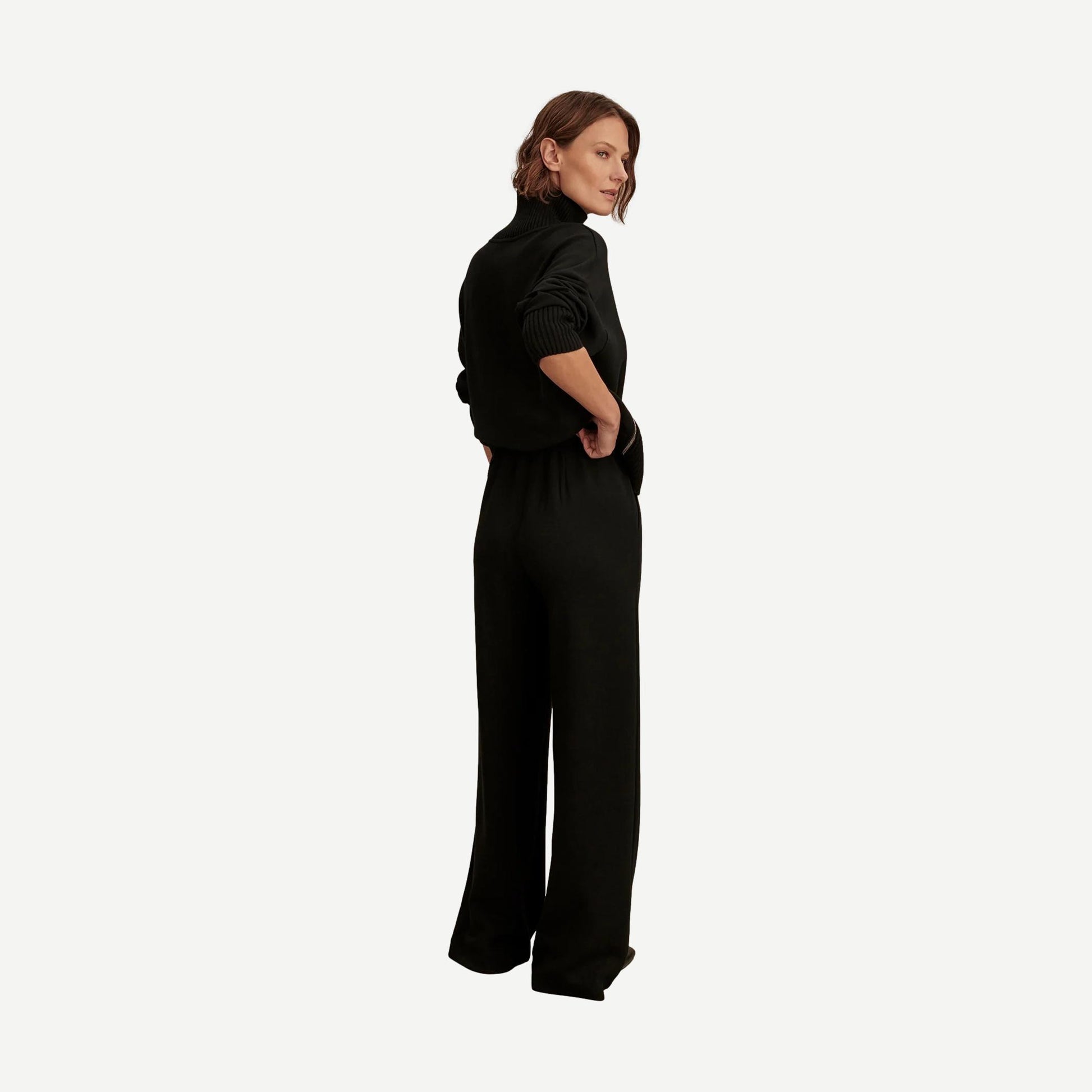 The Extra Wide Leg Pant - Black - Galvanic.co