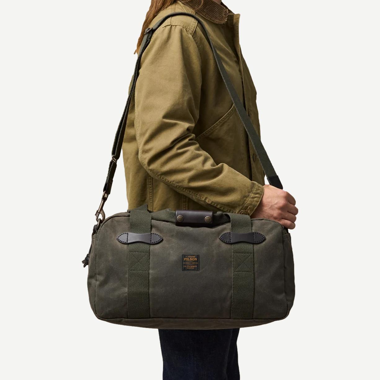 Tin Cloth Small Duffle Bag - Otter Green