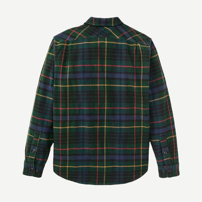 Vintage Flannel Workshirt - Green/Navy Plaid