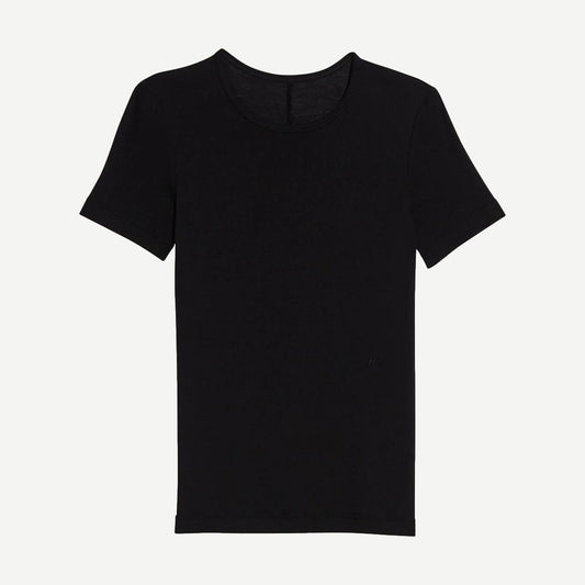 Soft Rib Shrunken Tee - Black - Galvanic.co