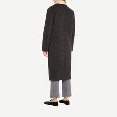 Sherpa Dimes Coat - Washed Black - Galvanic.co