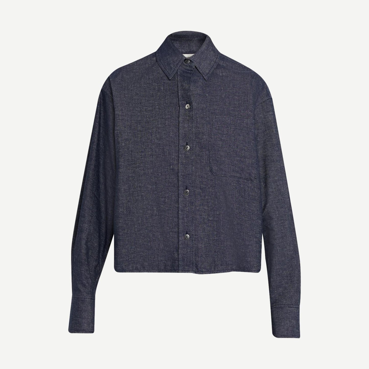 Cropped L/S Shirt - Indigo - Galvanic.co