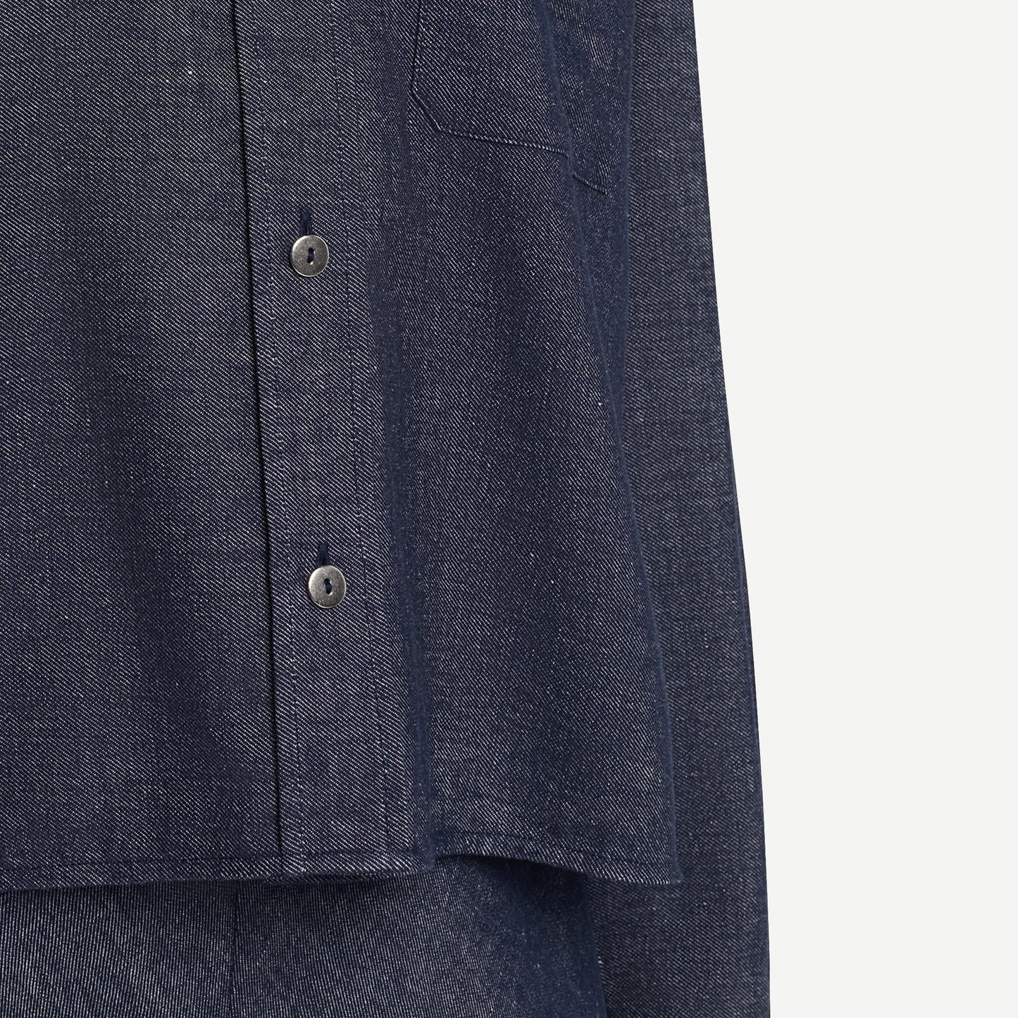 Cropped L/S Shirt - Indigo - Galvanic.co