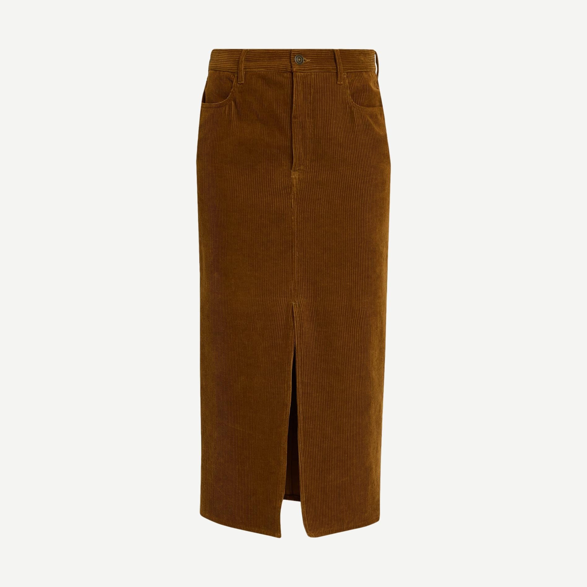 Odalie Skirt - Caramel Corduroy - Galvanic.co