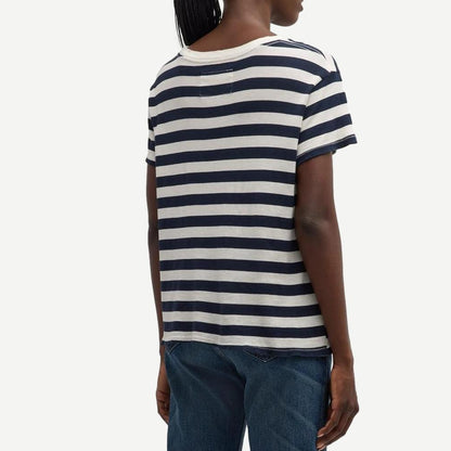 Brady Tee - Dark Navy Stripe - Galvanic.co