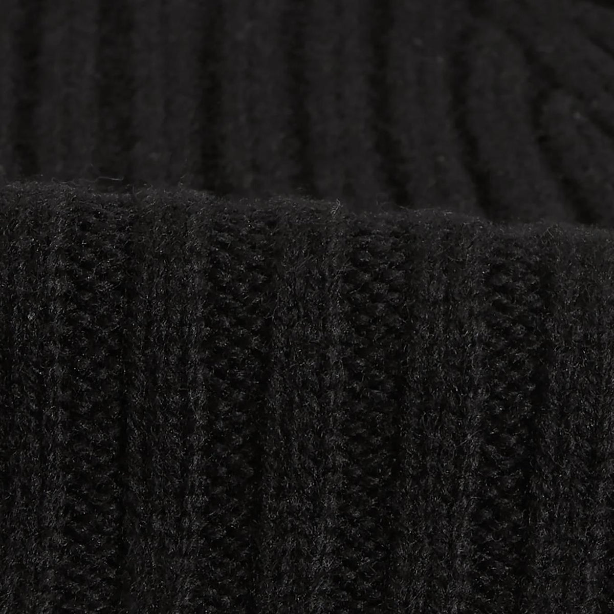 Brook Beanie Single Rib - Black
