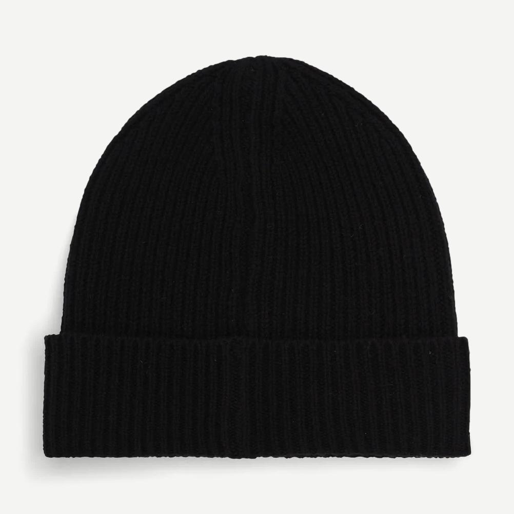 Brook Beanie Single Rib - Black