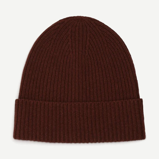 Brook Beanie Single Rib - Brown