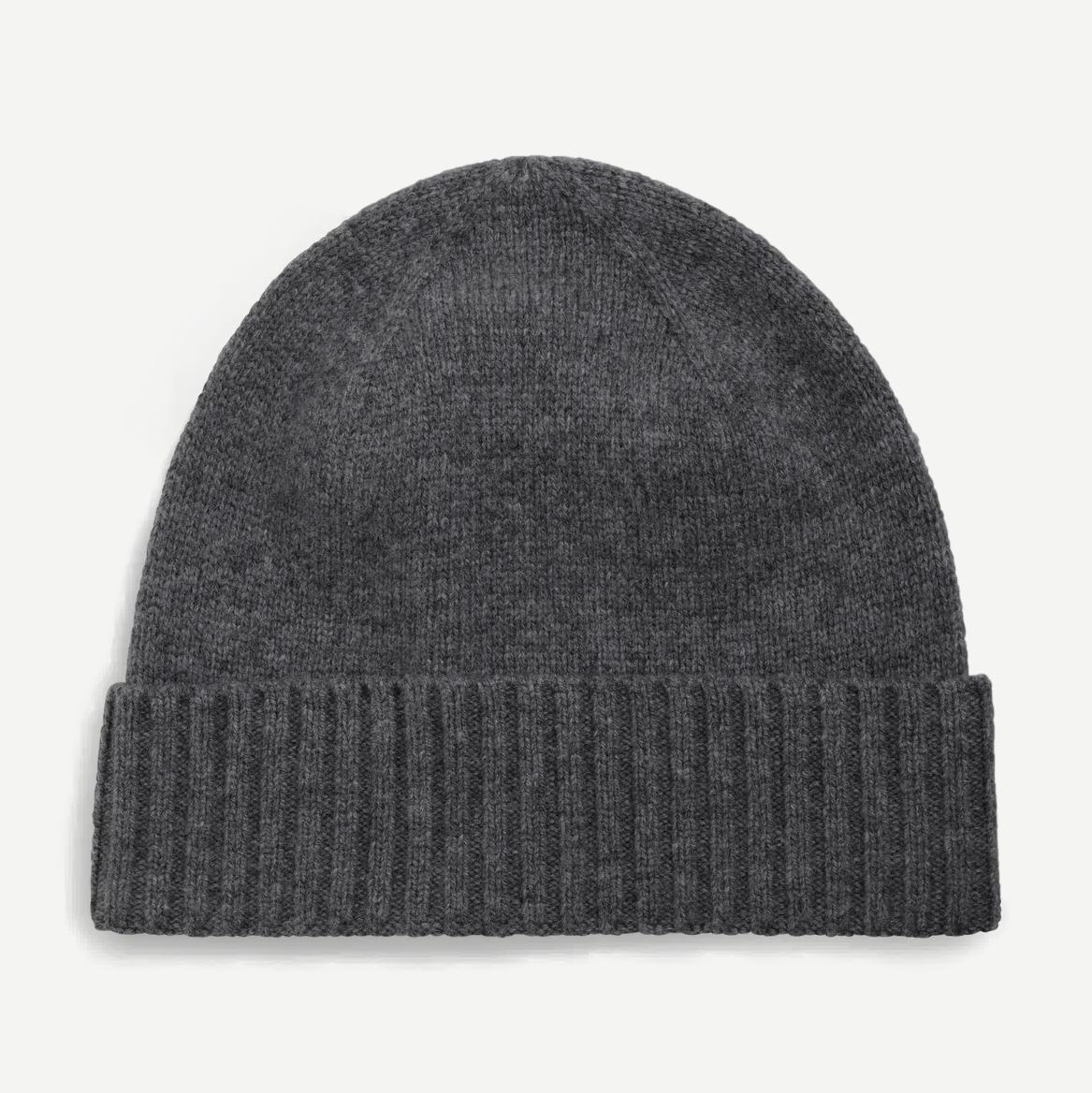 Brook Beanie Multi Knit Wool - Charcoal