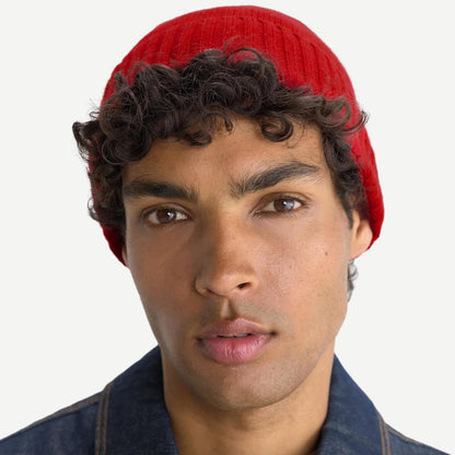 Brook Beanie Multi Knit Wool - Red