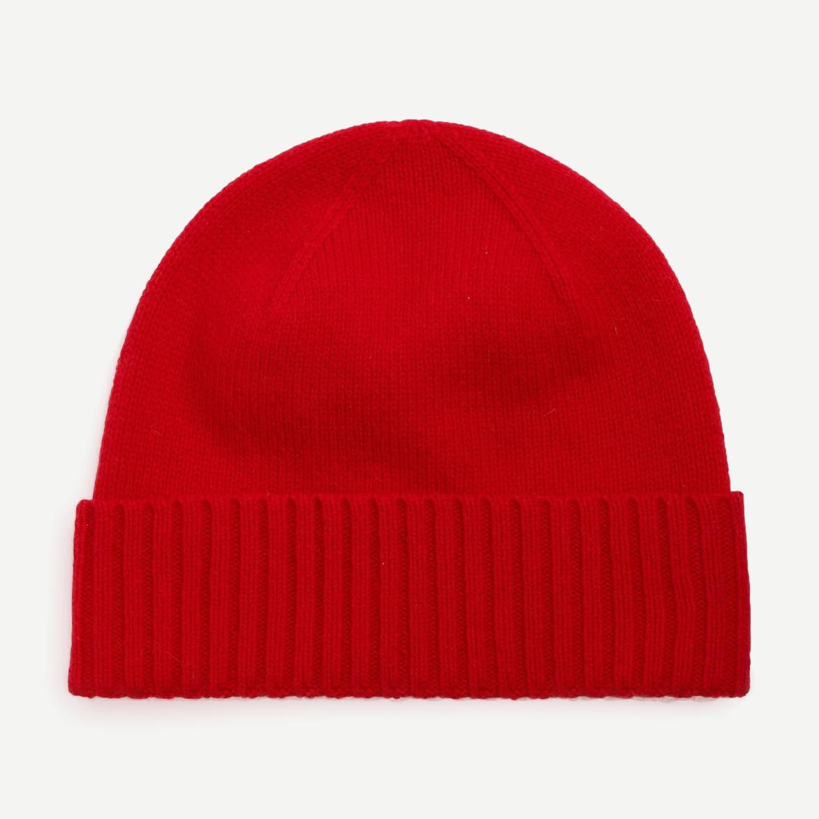 Brook Beanie Multi Knit Wool - Red