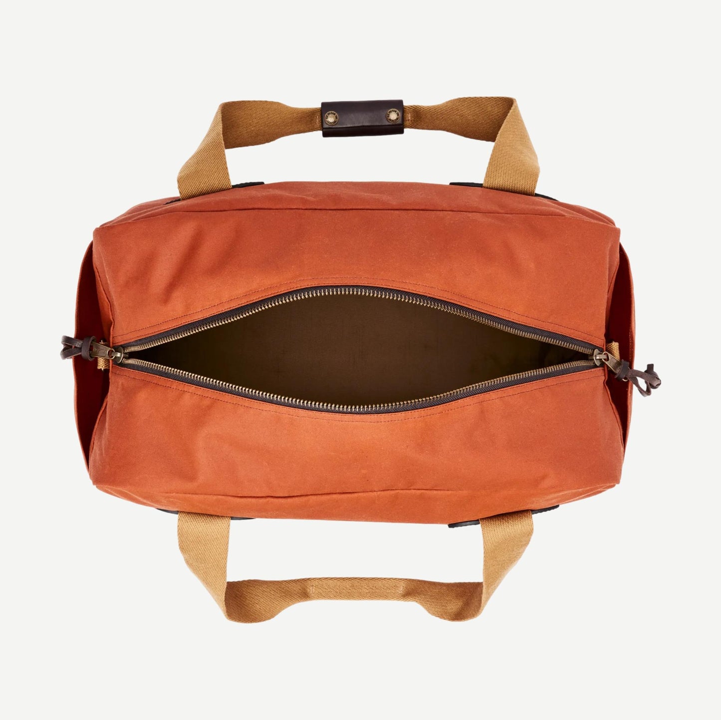 Tin Cloth Medium Duffle Bag - Rust