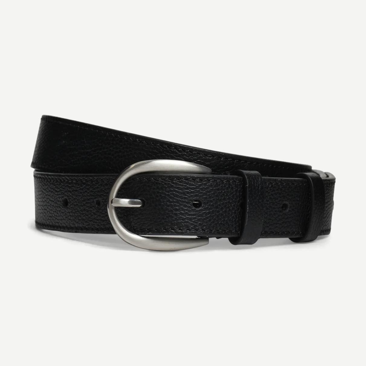 Calsen Belt Western Emb Leather - Black