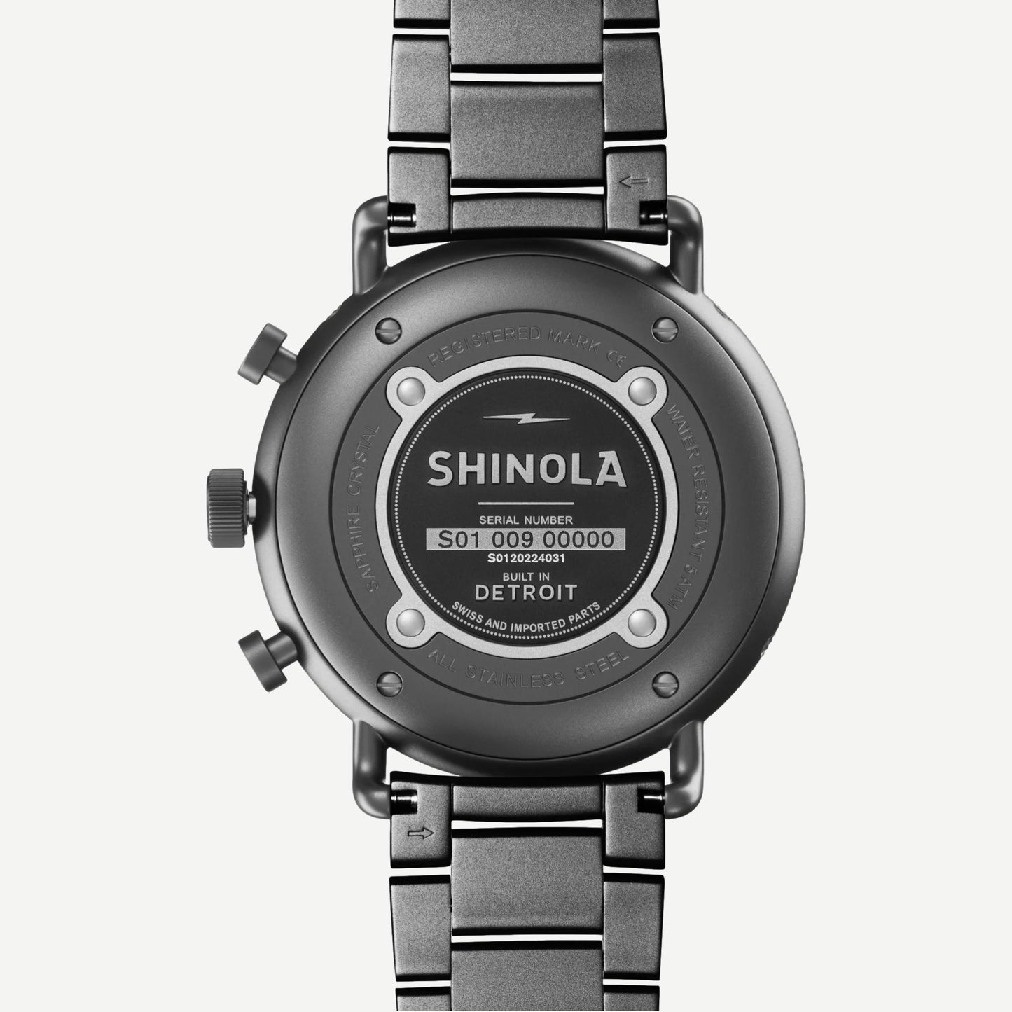 Canfield Sport 45MM Gunmetal - Black