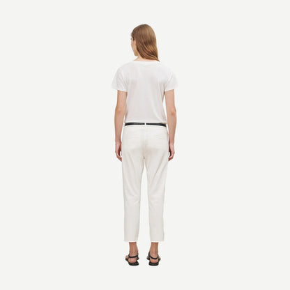 Carol V-Neck T-Shirt - White - Galvanic.co