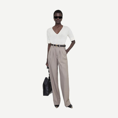 Carrie Pant - Taupe - Galvanic.co