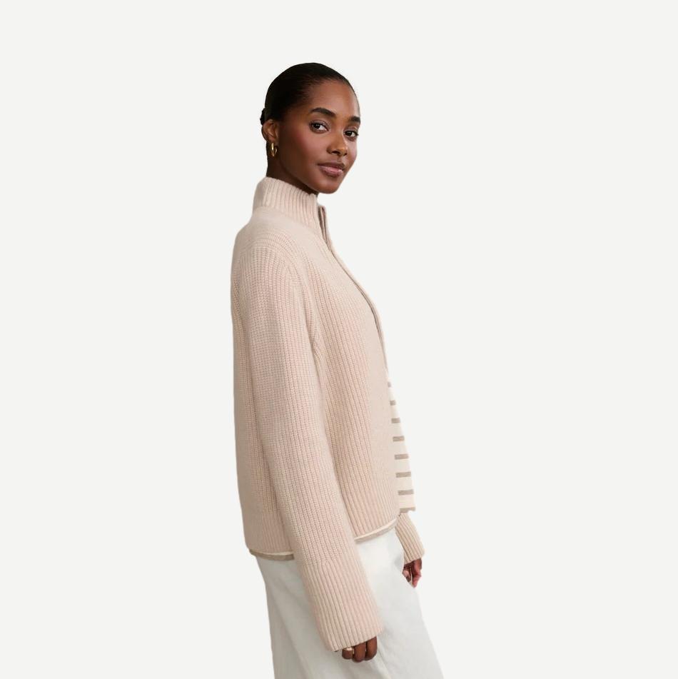 Boyd Cashmere Sweater - Oatmeal - Galvanic.co