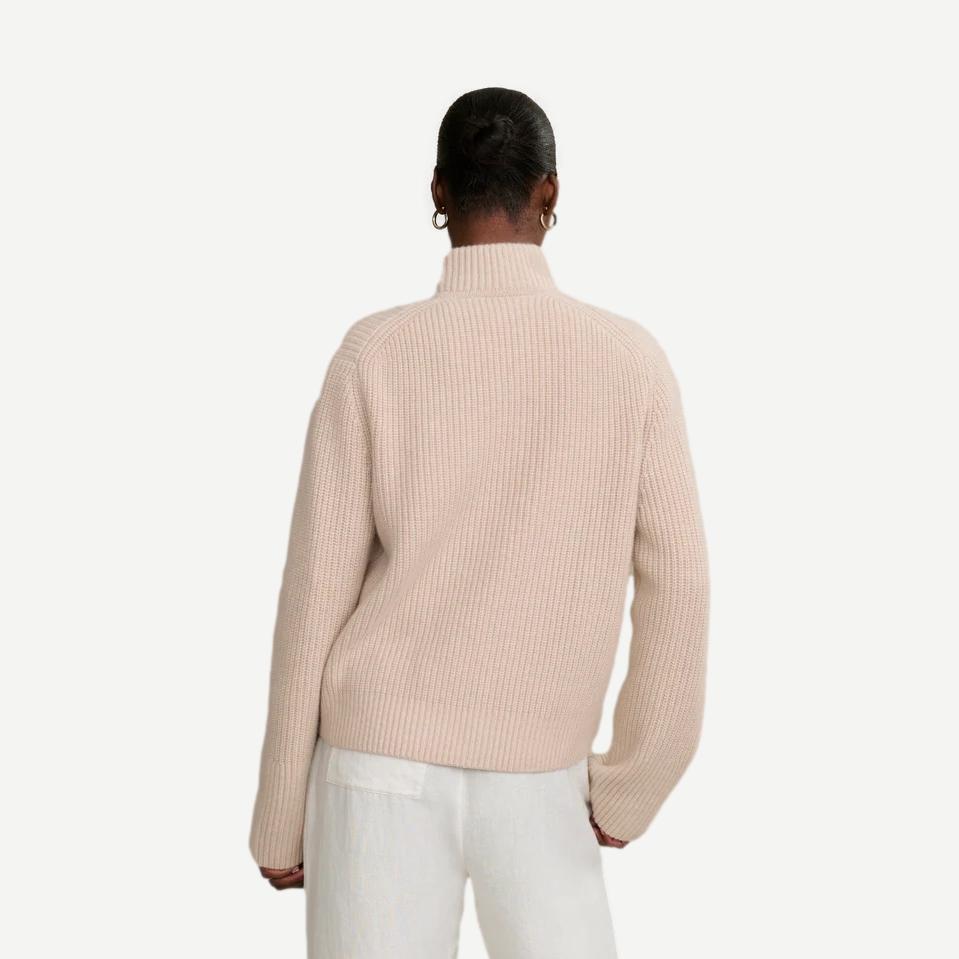 Boyd Cashmere Sweater - Oatmeal - Galvanic.co
