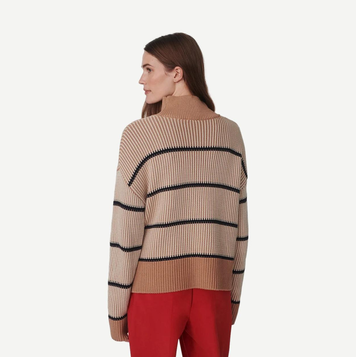 Holland Knit Sweater - Mid Tan