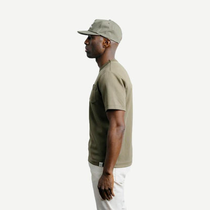 Button Tee - Olive
