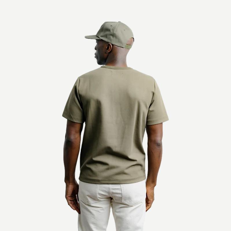 Button Tee - Olive