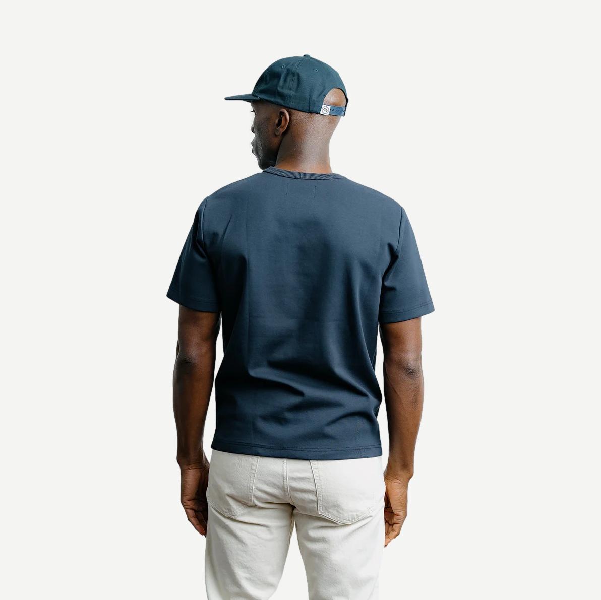 Button Tee - Navy