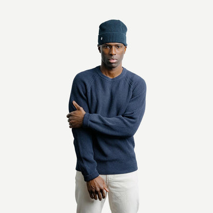 Fisherman Sweater - Navy