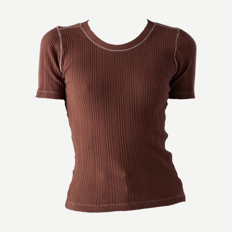 Cherish Tee - Cocoa - Galvanic.co