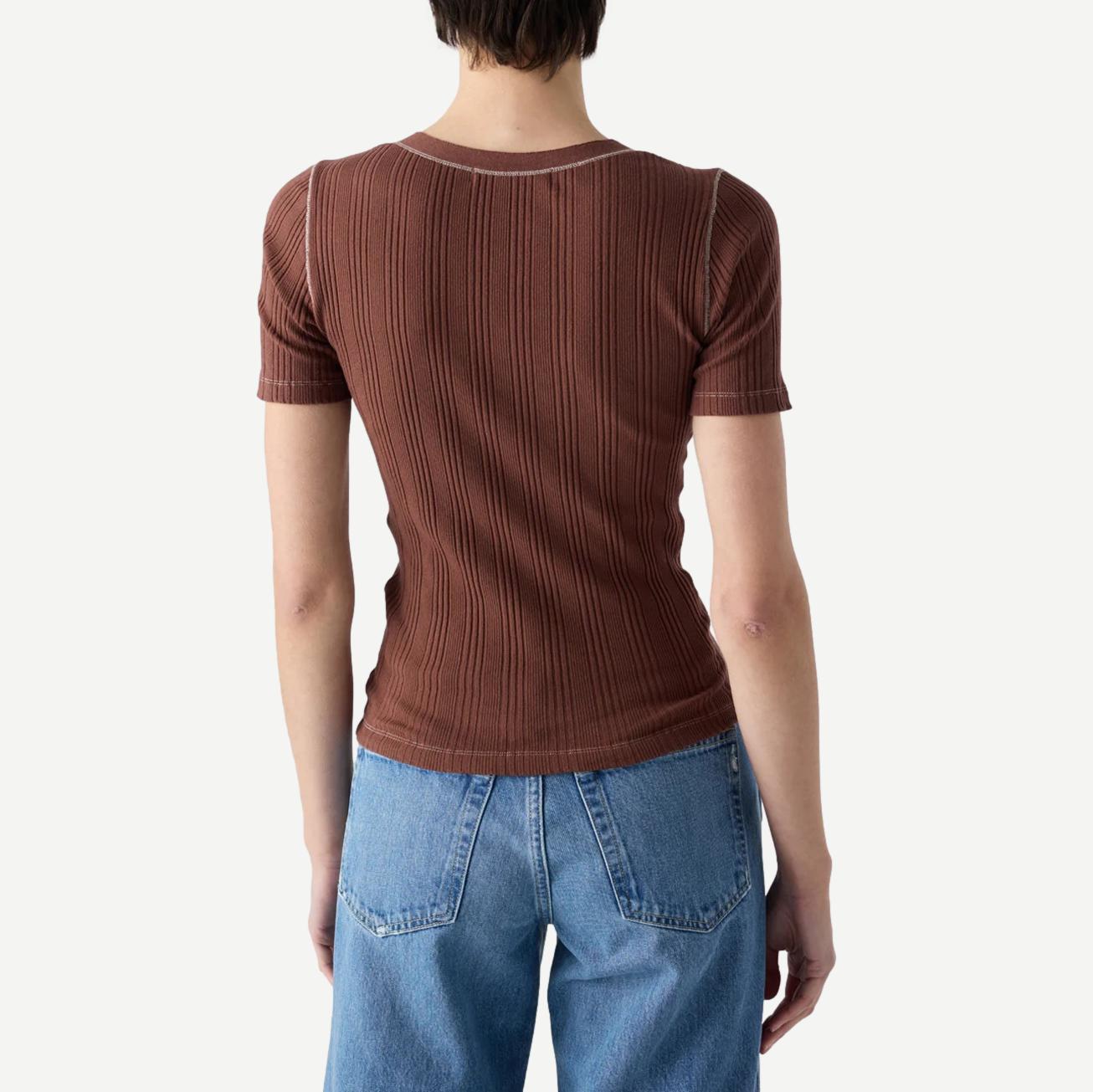 Cherish Tee - Cocoa - Galvanic.co