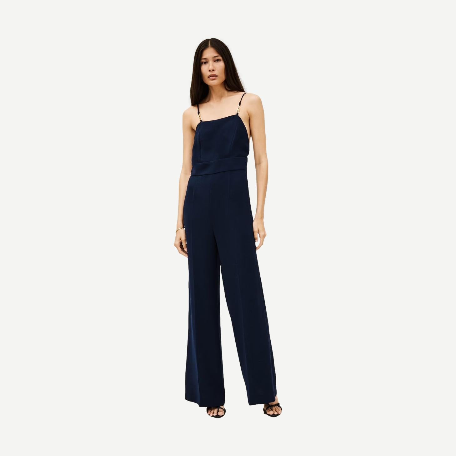 Clarisse Jumpsuit - Bleu Nuit - Galvanic.co