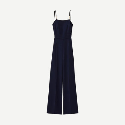 Clarisse Jumpsuit - Bleu Nuit - Galvanic.co