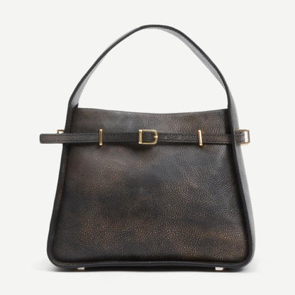 Cleo Small Leather Bucket Bag