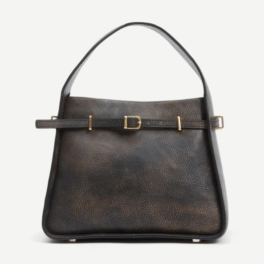 Cleo Small Leather Bucket Bag