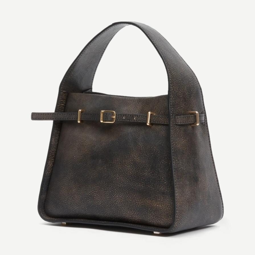 Cleo Small Leather Bucket Bag