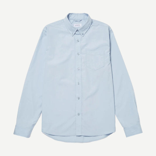 Crosby Twill LS Shirt - Sky Blue - Galvanic.co