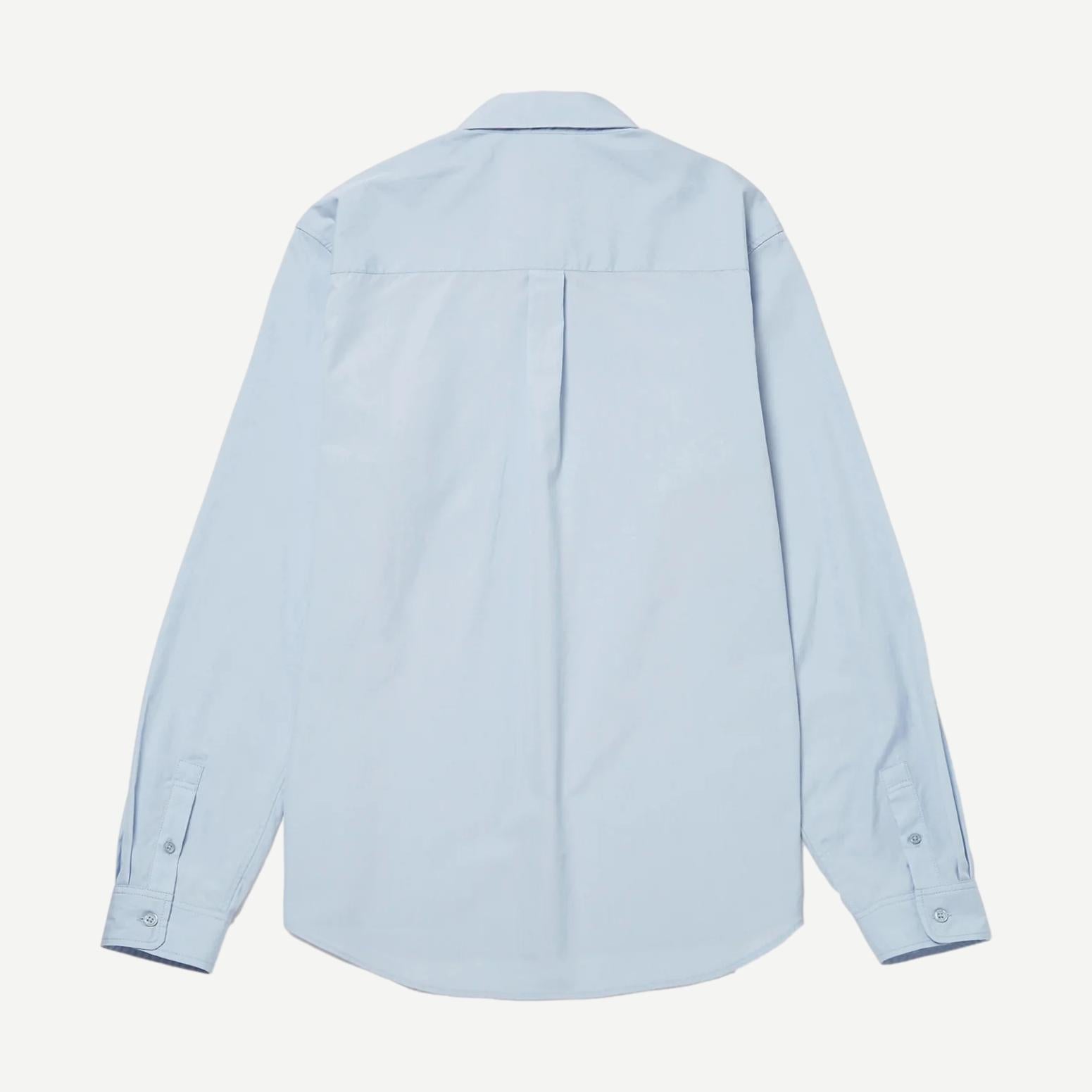 Crosby Twill LS Shirt - Sky Blue - Galvanic.co