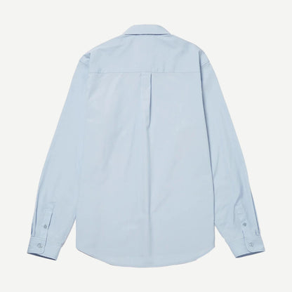 Crosby Twill LS Shirt - Sky Blue - Galvanic.co