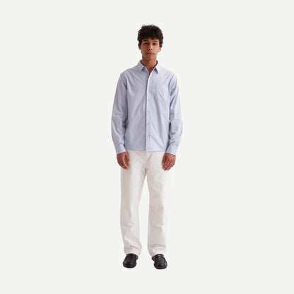 Crosby Twill LS Shirt - Sky Blue - Galvanic.co